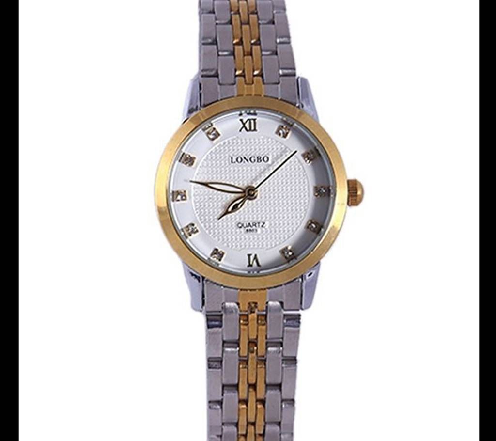 Longbo Stainless Steel Analog Watch for Women