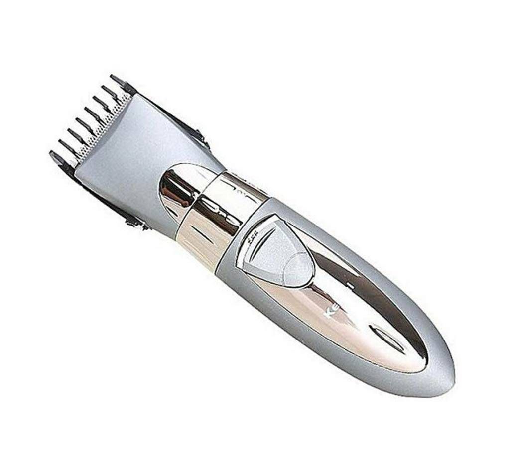 Kemei Washable Rechargeable Trimmer KM-605 - Silver
