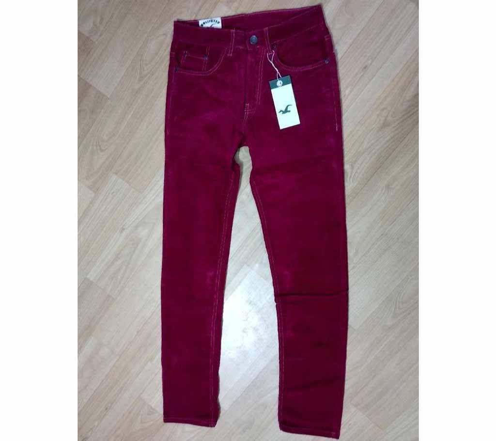 Gents Slim Fit Velbet Pant