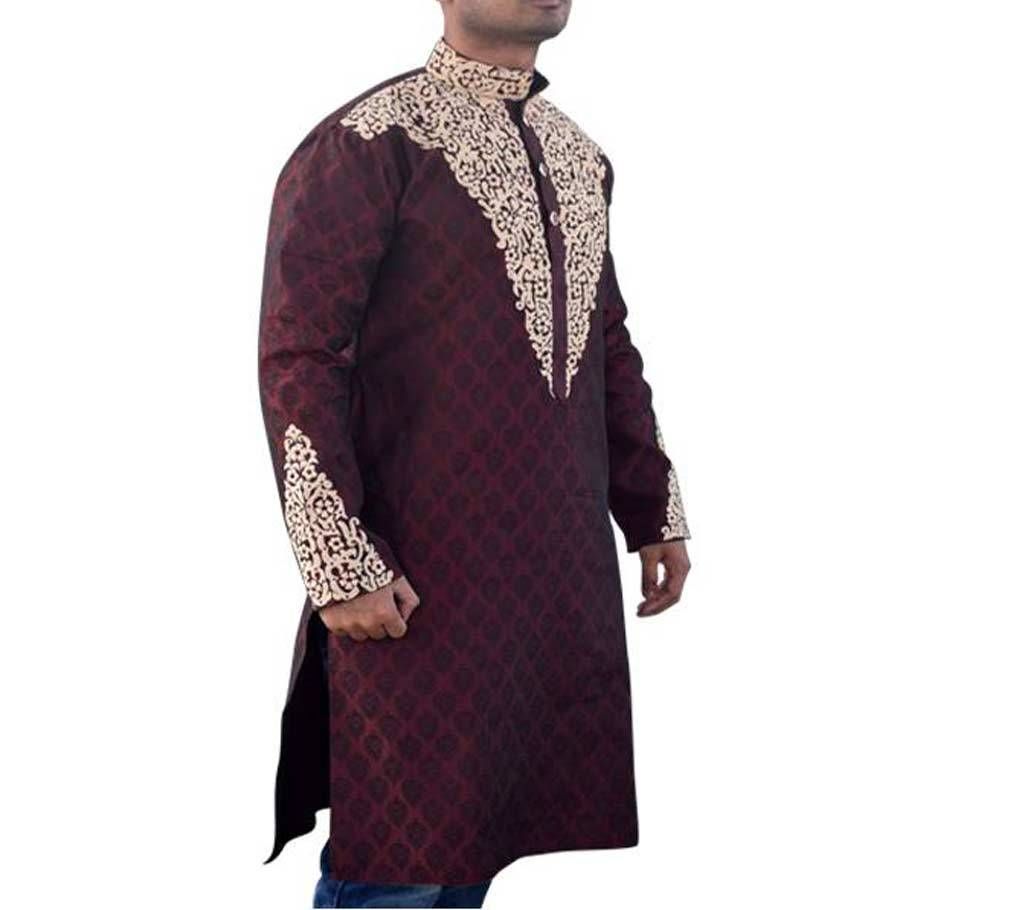 Maroon Katan punjabi for men