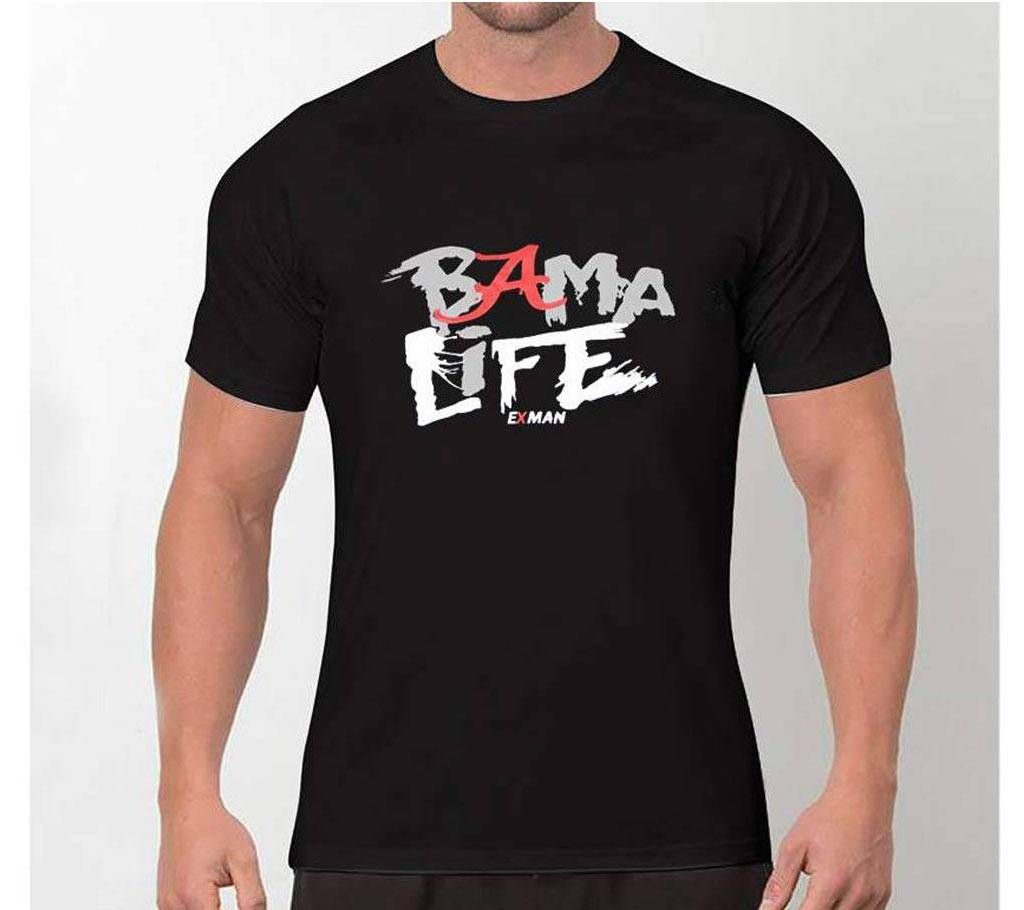 Half Sleeve Slim fit Cotton BAMA LIFE T-Shirt