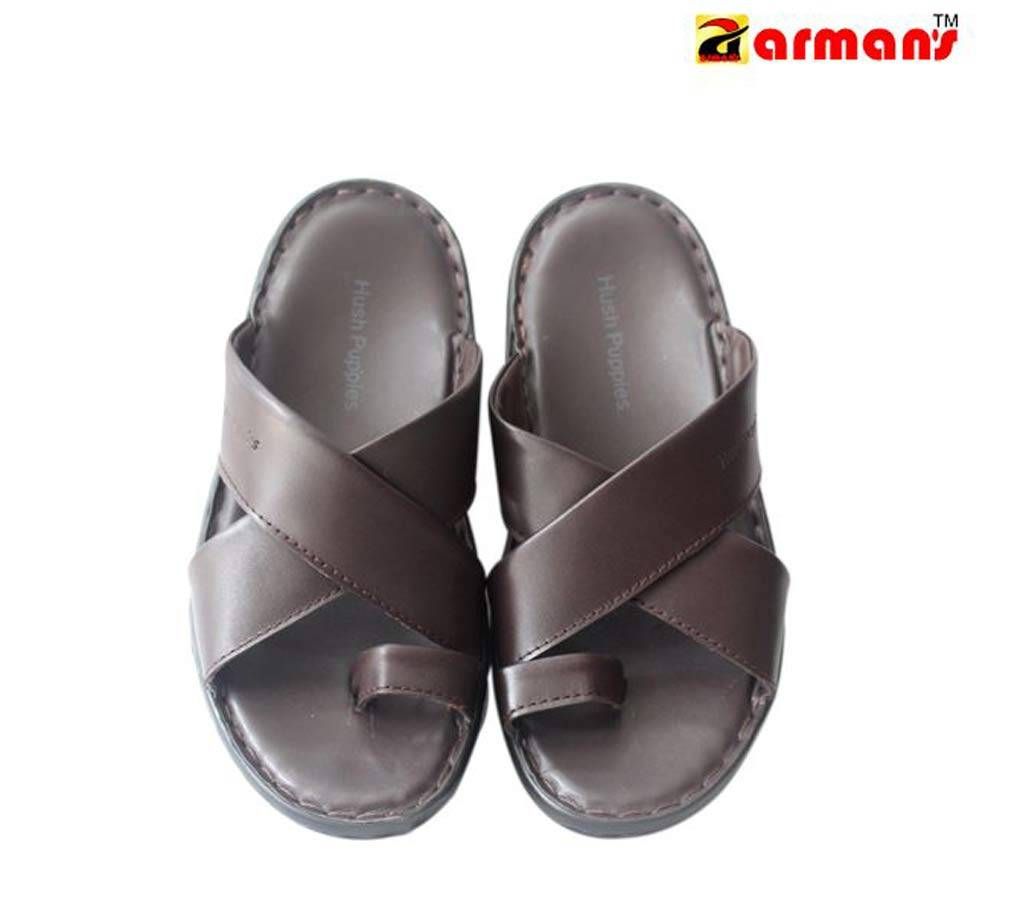Chocolate Leather Sandal for Men