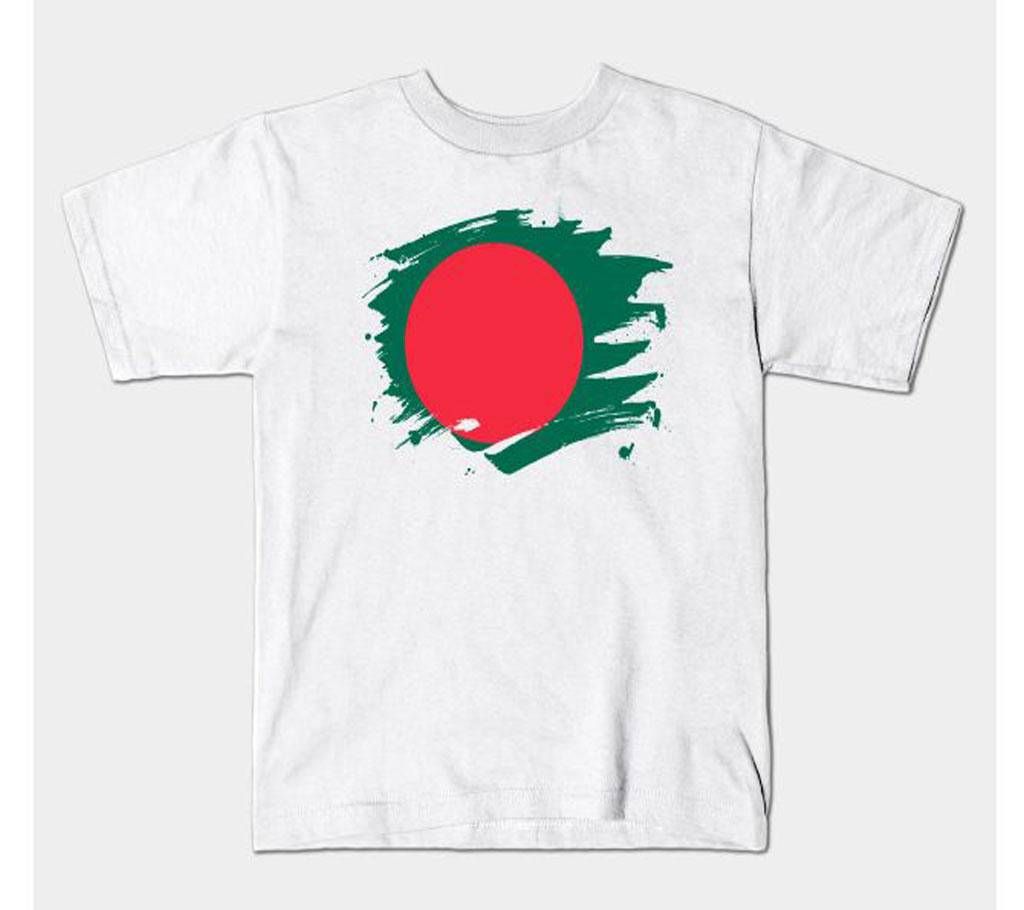 Bangladesh Paint Splatter Flag T-Shirt
