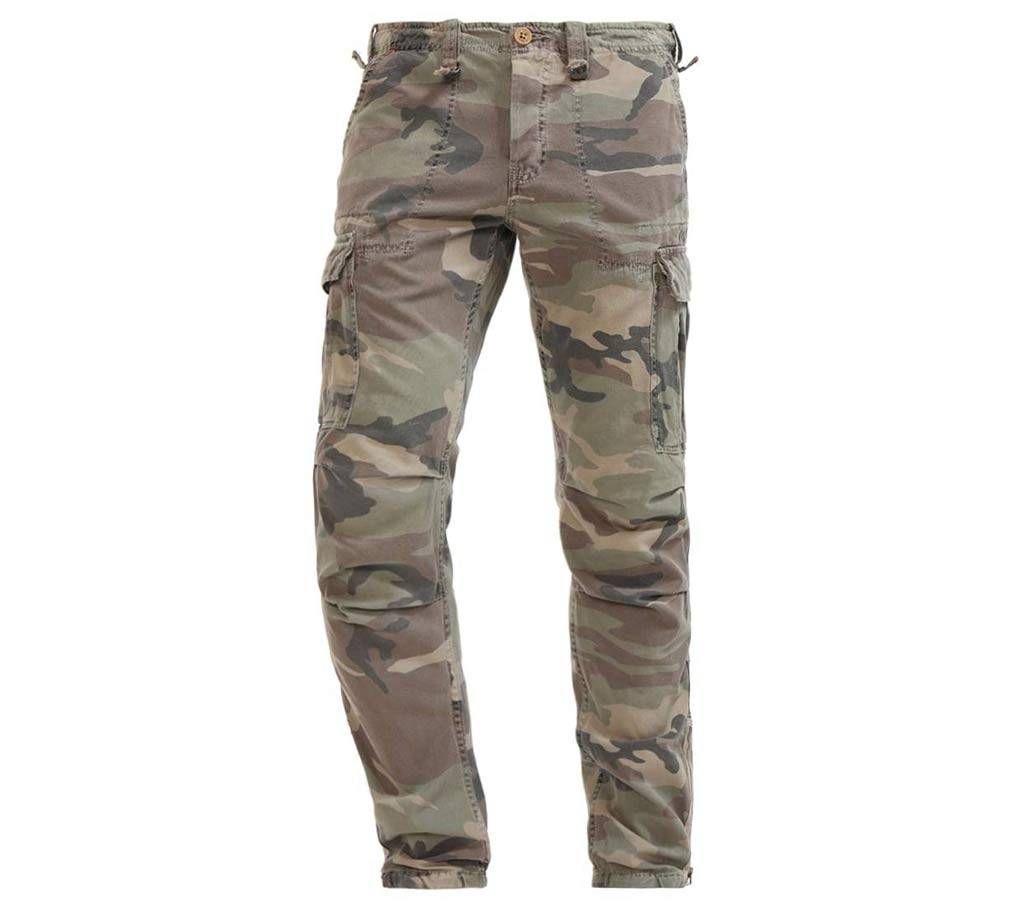 Army printed gents cotton gabardine pants