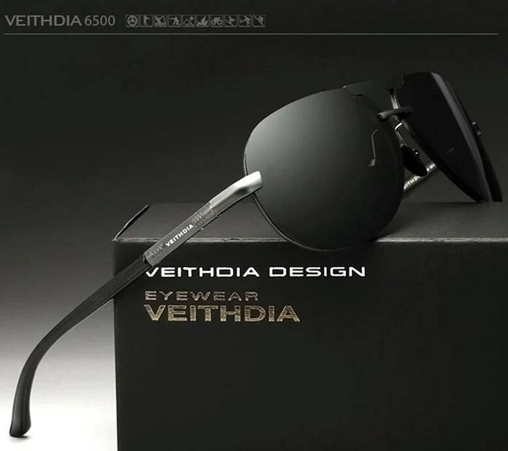 VEITHDIA Aluminum Magnesium Rimless Mens Sunglasses with original box