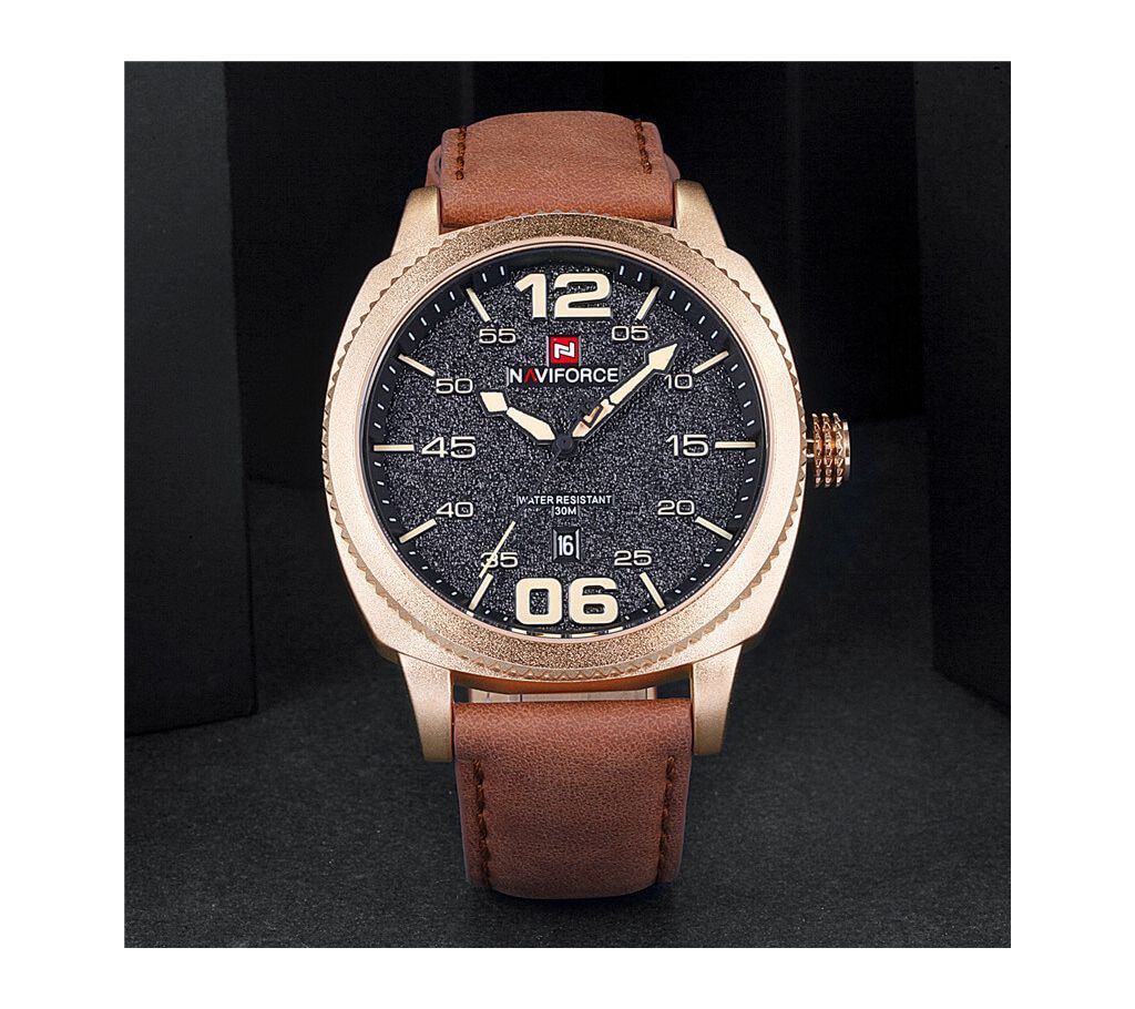 NAVIFORCE 9127 mens watch for Military Sports watches for men luxury brand Rome Army Business Date quartz leather watch male watch new