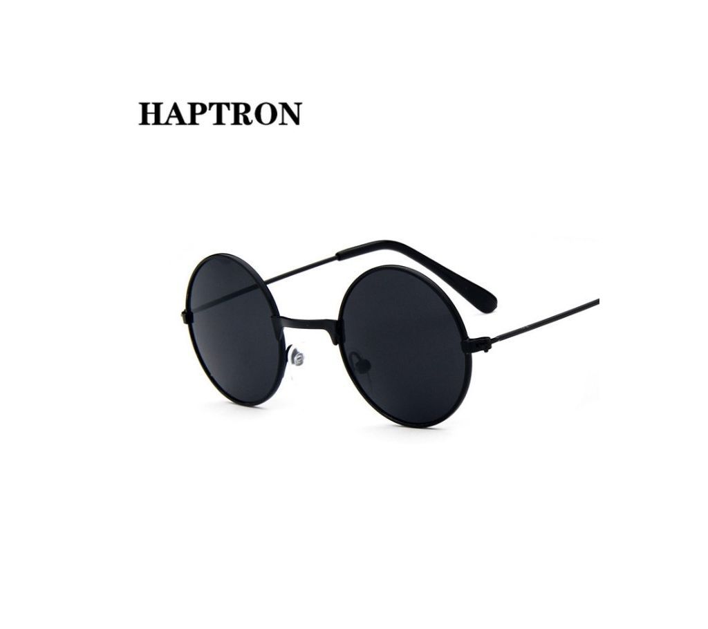 HAPTRON Round Black Sunglass for Men-Copy