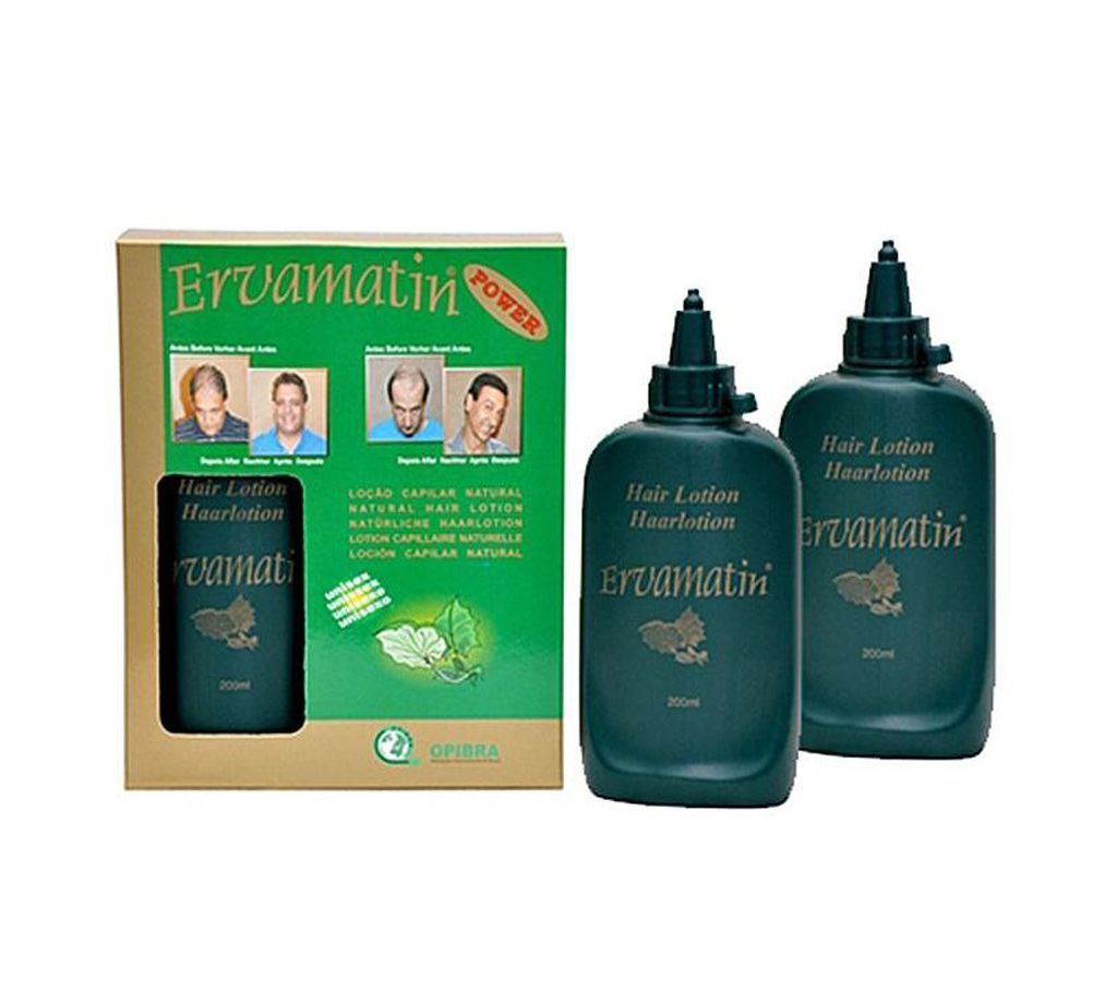 Ervamatin Hair Lotion - 2pcs - 400ml