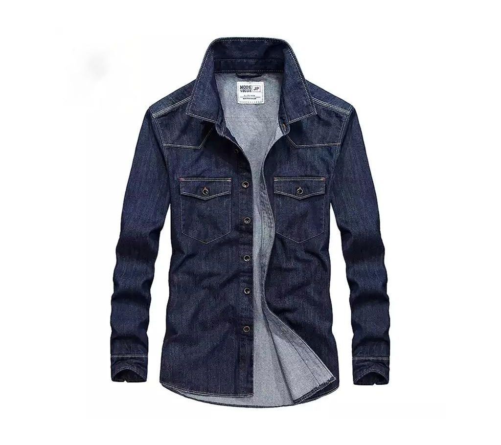Mens Stylish Full Sleeve Denim Shirt