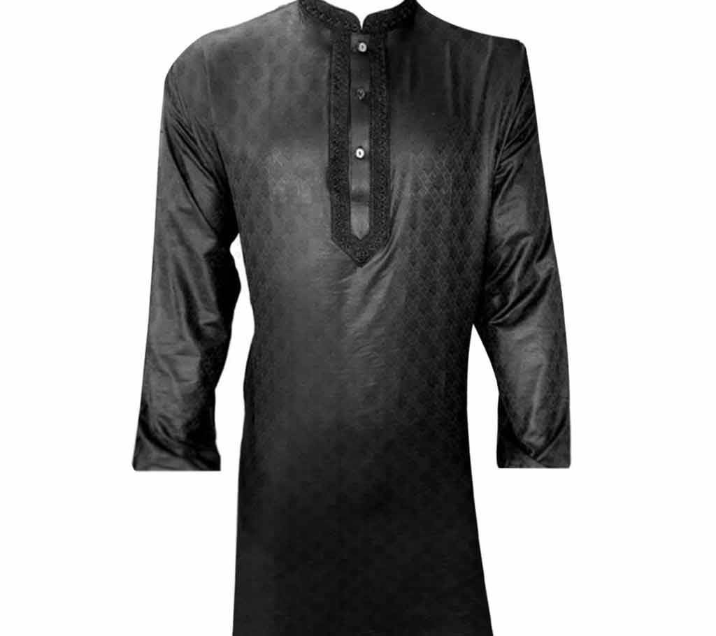 semi long punjabi-black 