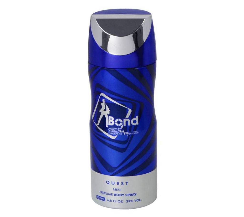 Branded Body Spray BOND QUEST MEN (200ml)