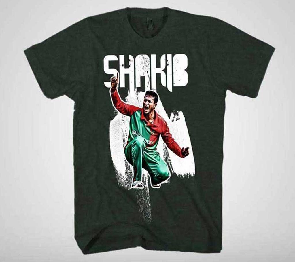 Shakib Al Hasan printed cotton half sleeve t-shirt 