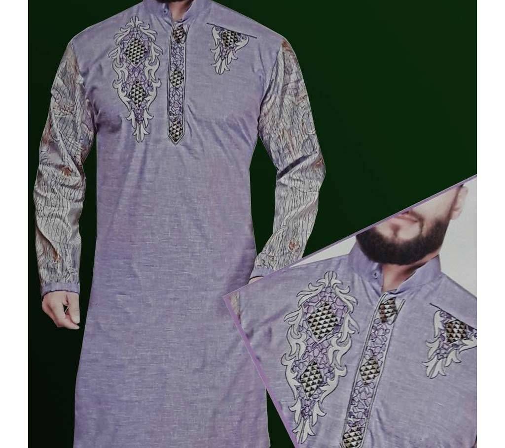 Eid Collection - Menz Slim Fit Semi Long Punjabi 100205