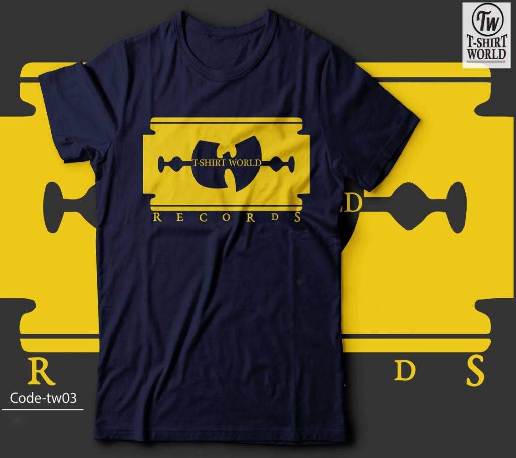 Records Mens Cotton T-Shirt