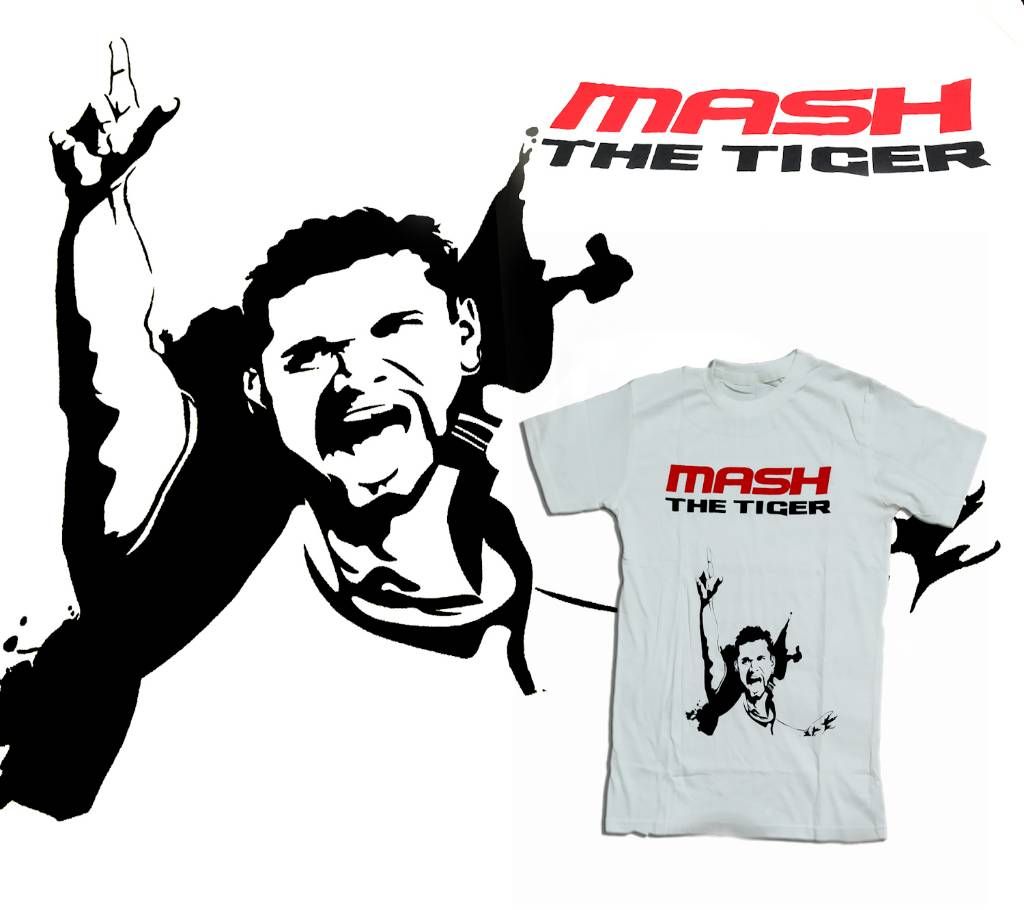 MASH The Tiger Gents Half Sleeve Cotton T-Shirt