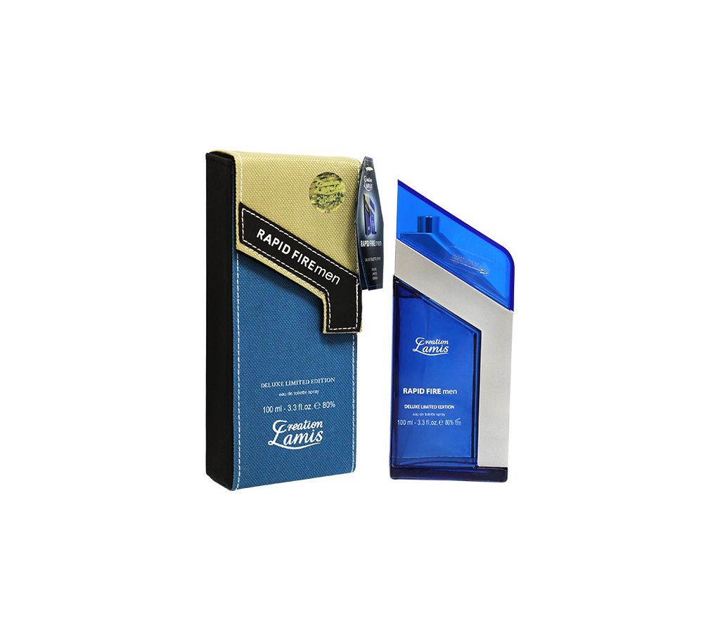 CREATION LAMIS DELUXE LIMITED EDITION RAPID FIRE EDT Gents Perfume 100ml UAE