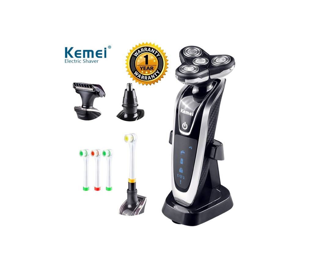 kemei KM-5181 4D electric shaver men shaving machine nose Beard trimmer