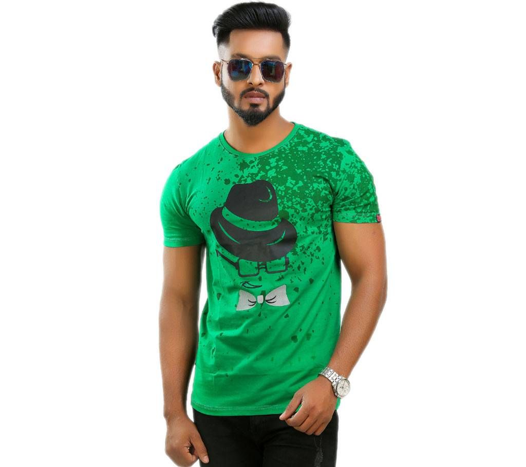 Mens Cotton Half Sleeve Casual T Shirt D129