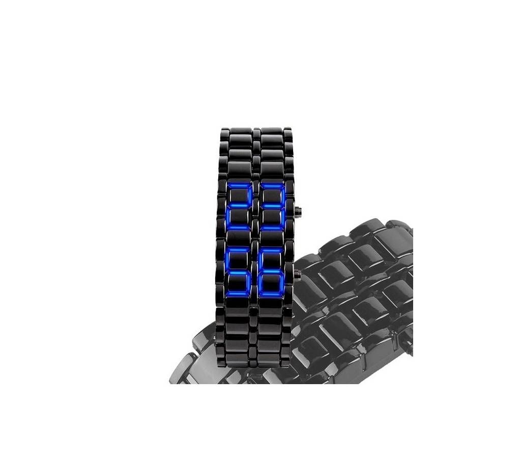 Samurai Blue  LED  Watch