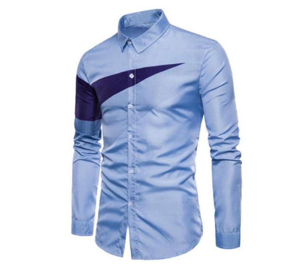 SK NIL BLACK  Gents Full Sleeve Casual Cotton Shirt 