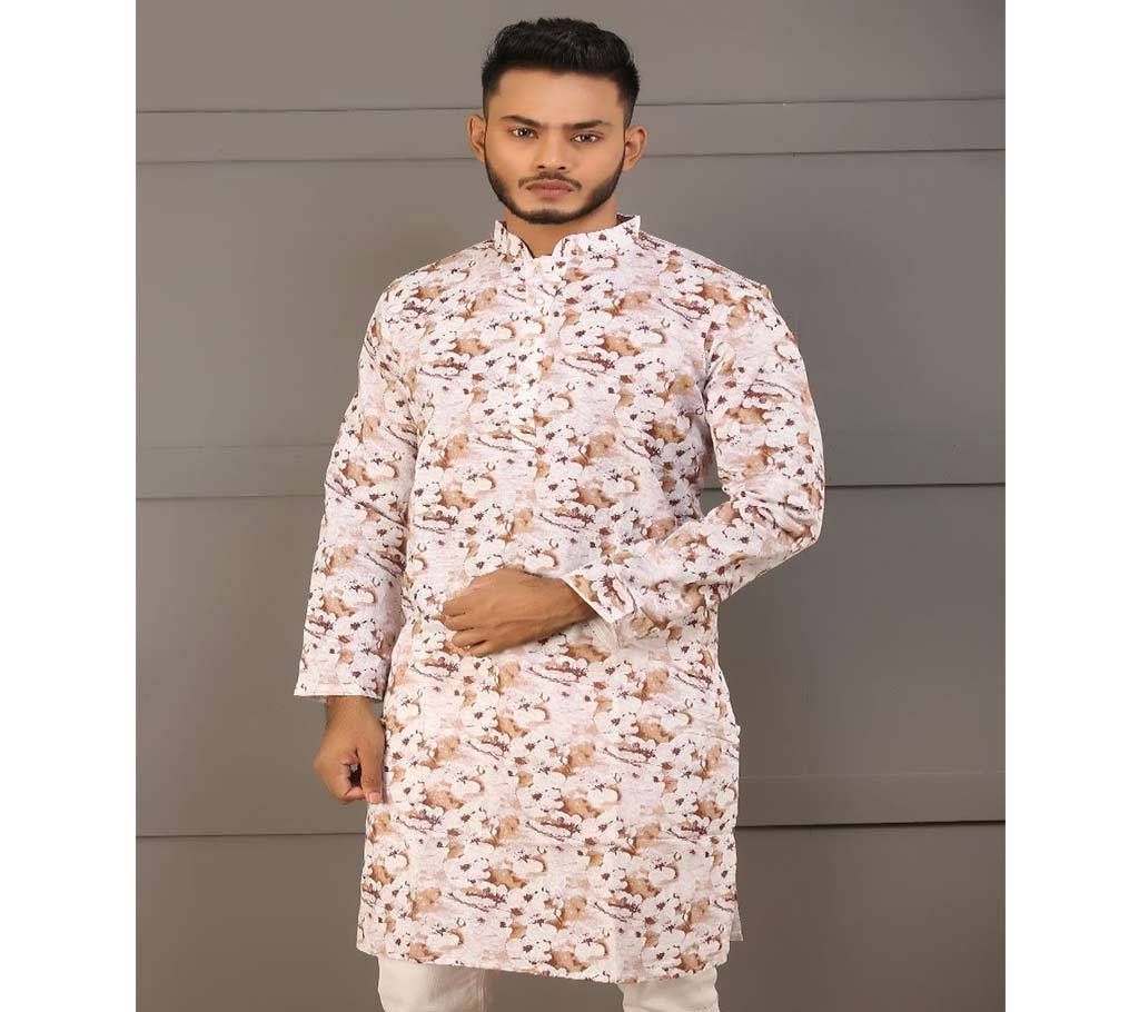 Sufi Print Panjabi For Man 2378
