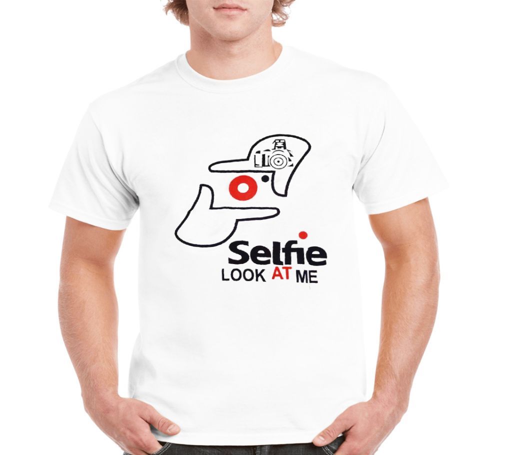 Selfie Look at me gents t shirt 