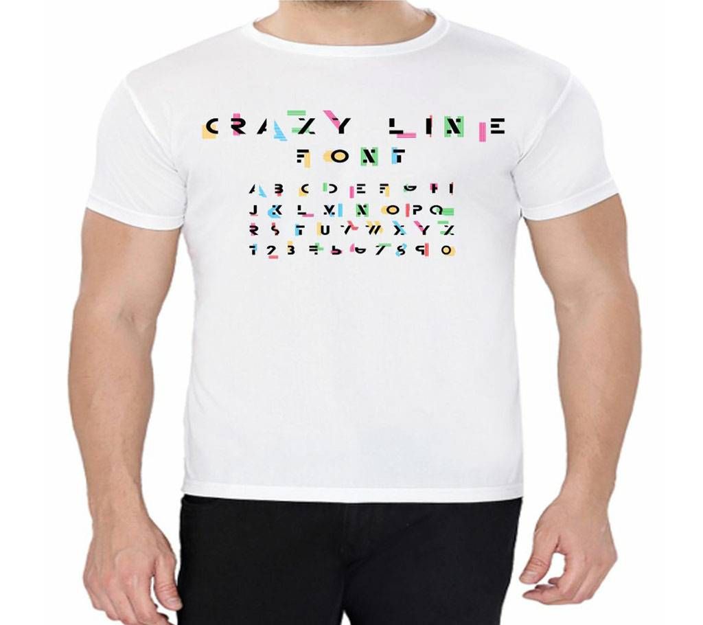Crazy Life - Half Sleeve T-shirt For Men