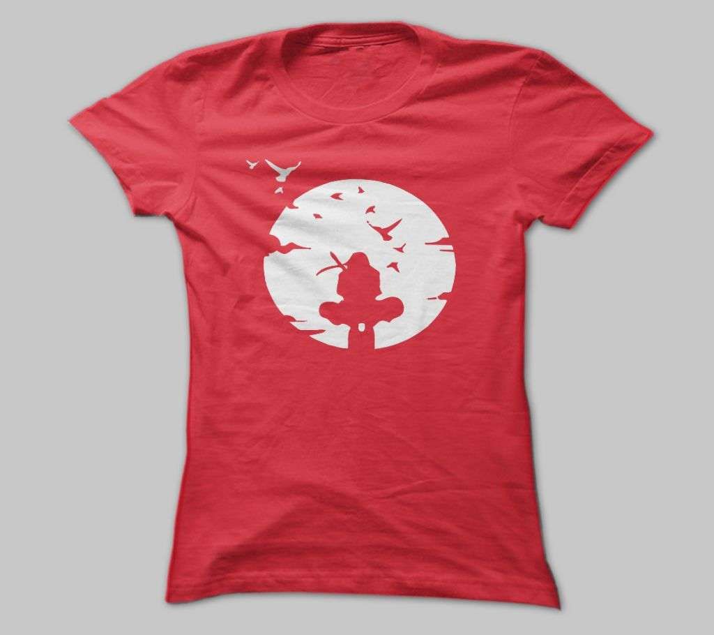 SAMURAI RED COTTON TSHIRT FOR MEN