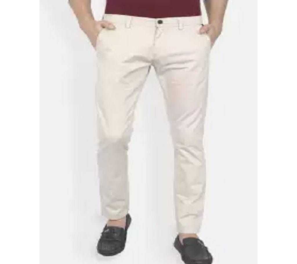 Slim-fit Stretchable Gaberdine Pant For Men