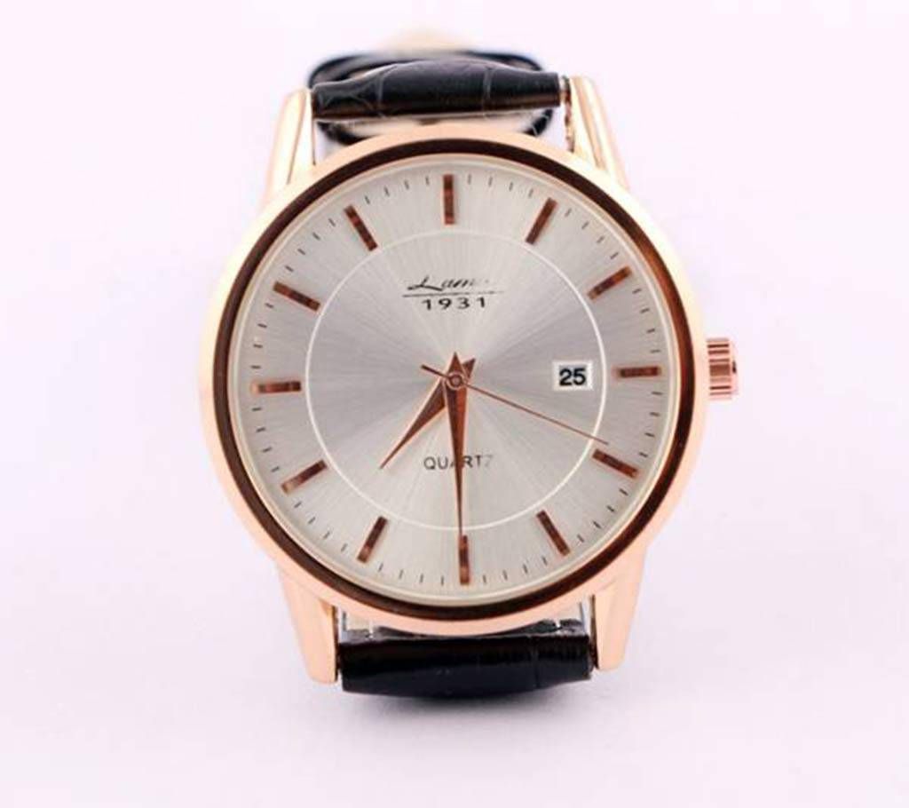 Quartz mens wrist watch 