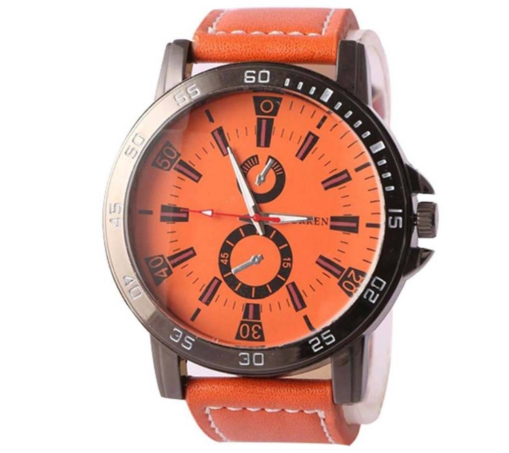 CURREN MENS WRIST WATCH - ORANGE (COPY)