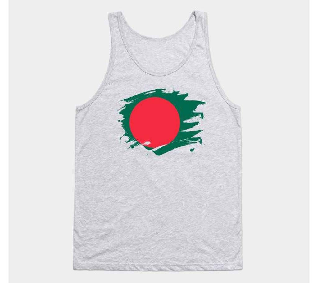 Bangladesh Paint Splatter Flag Sleeveless T-shirt