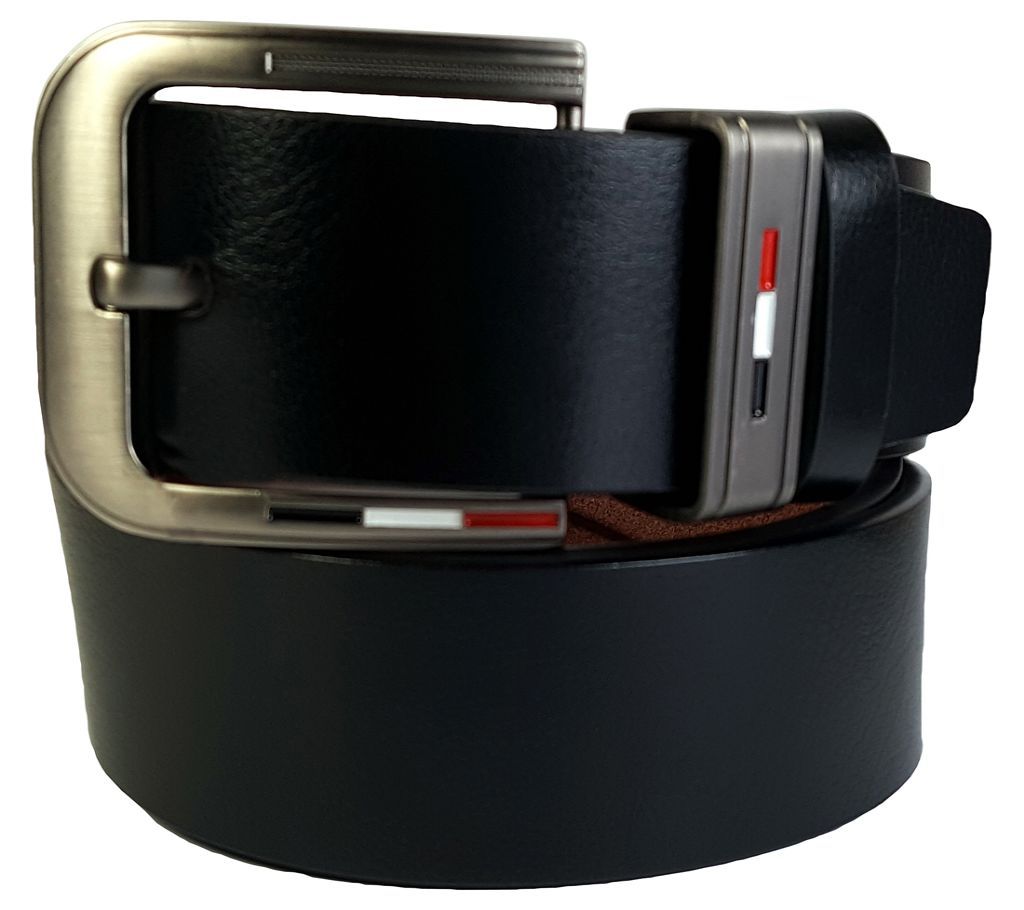 Black Casual and Formal Leather Belt for Men-0378BLT