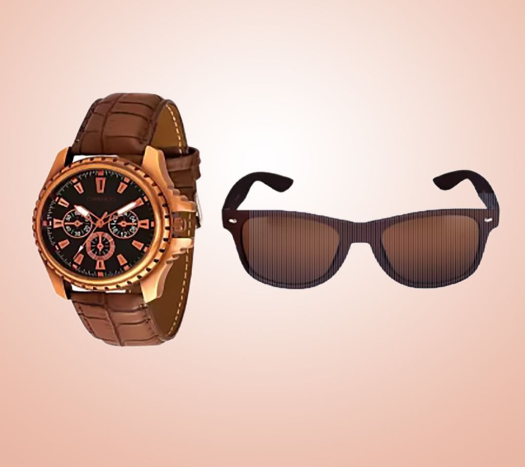 Combo Box Analog Watch - For Men