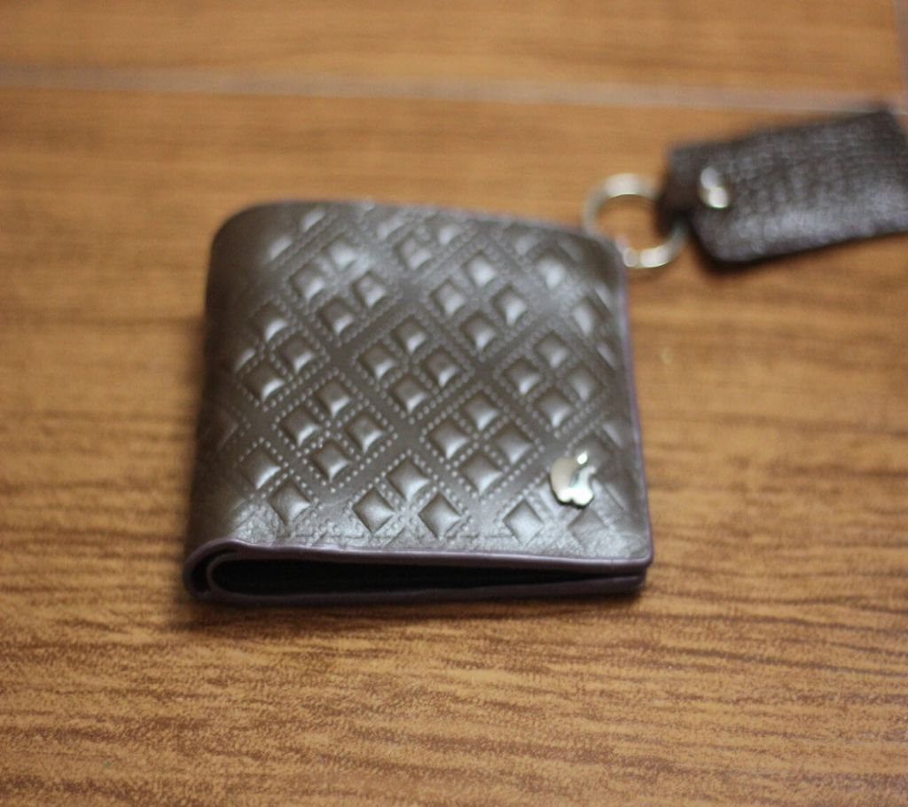 iphone Leather wallet- with Key ring