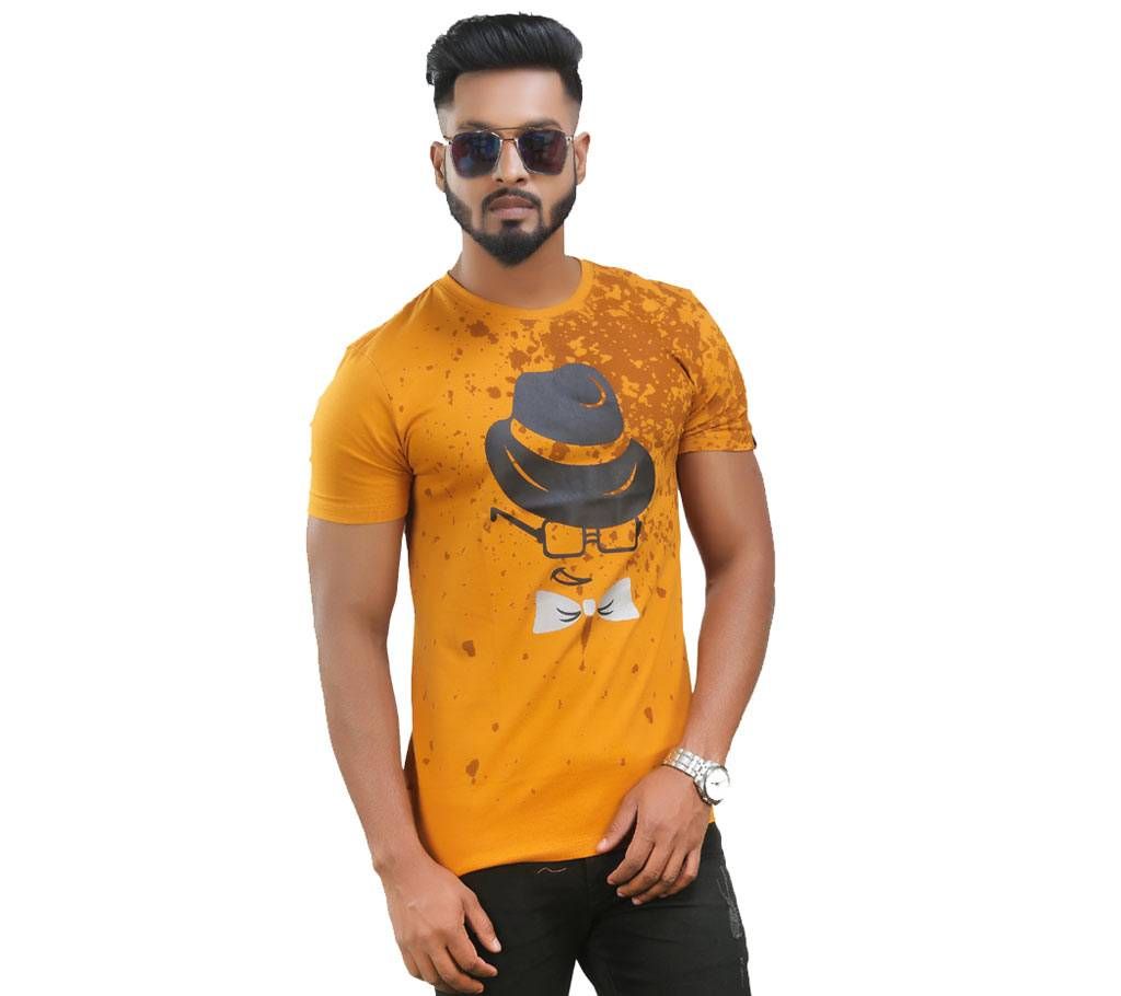 Mens Cotton Half Sleeve Casual T Shirt D130