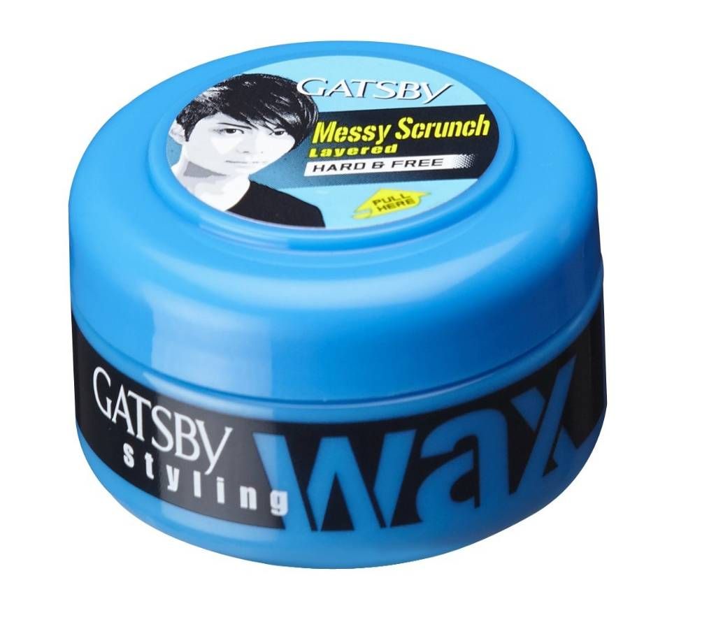Gatsby Styling Wax, Hard and Free, 75g