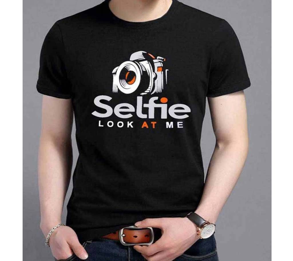 Selfie  Half sleeve Cotton T-shirt 