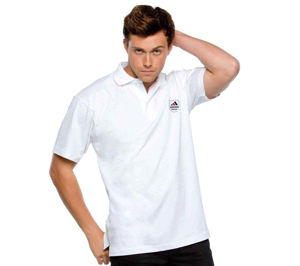 Men's White Polo Shirt