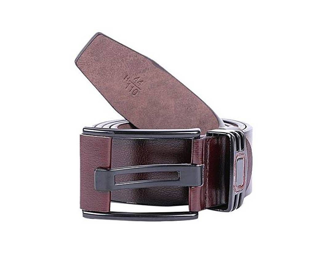 Dark Chocolate Leather Casual Belt
