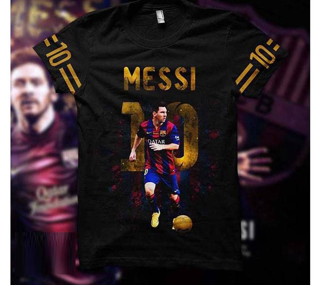 messi 10 printed t shirt for men 