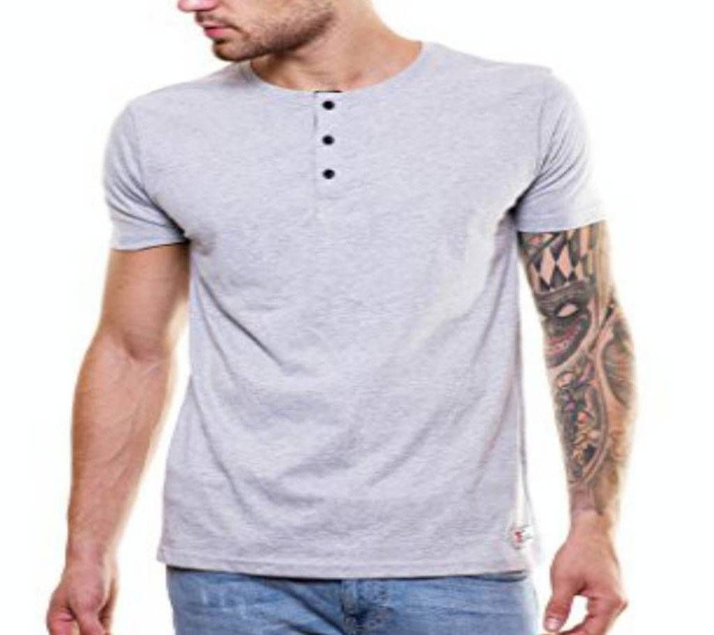 Henley short sleeve  t-shirt 