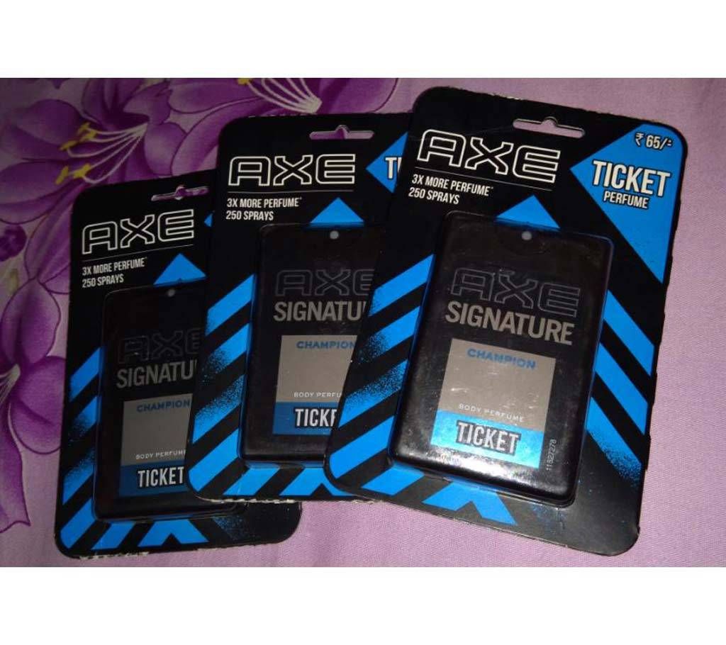 AXE TICKET pocket perfume (India)