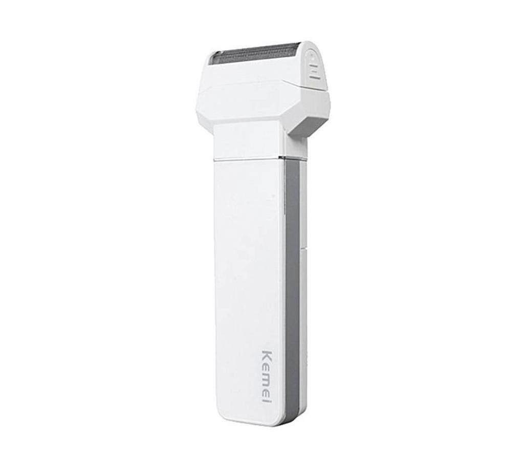 Kemei 3 in 1 Rechargeable Electric Hair Clipper KM-3004A - White