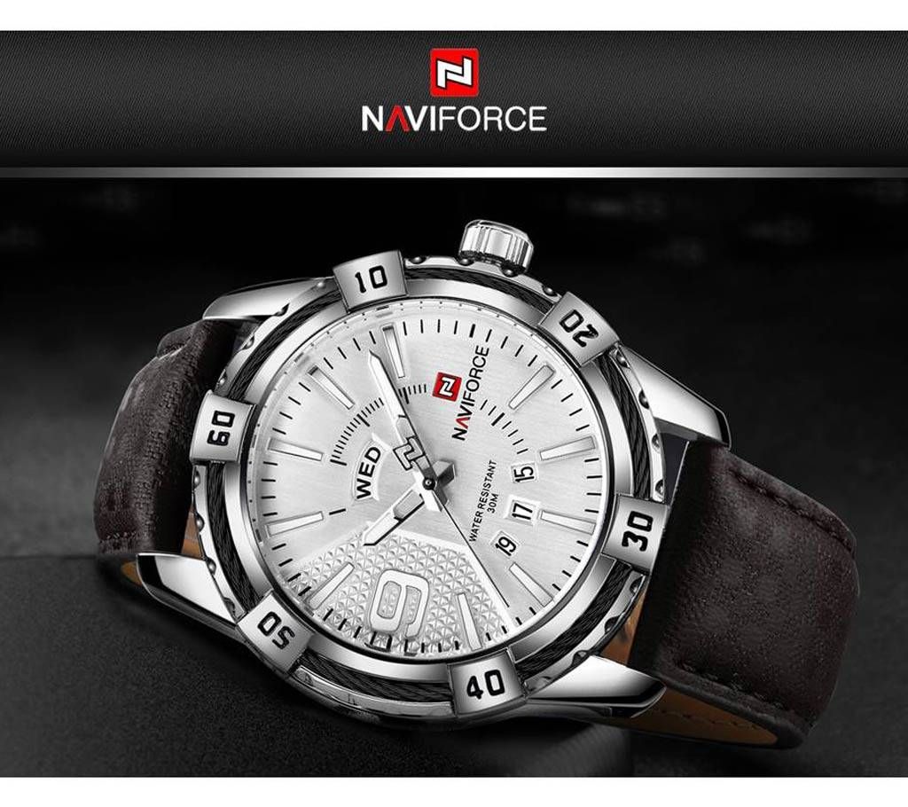 naviforce gents watch- silver 