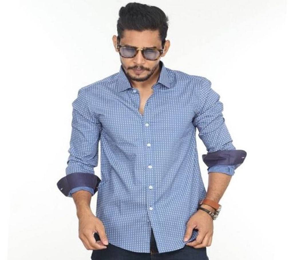 Full Sleeve Casual Slim Fit Shirt-F070