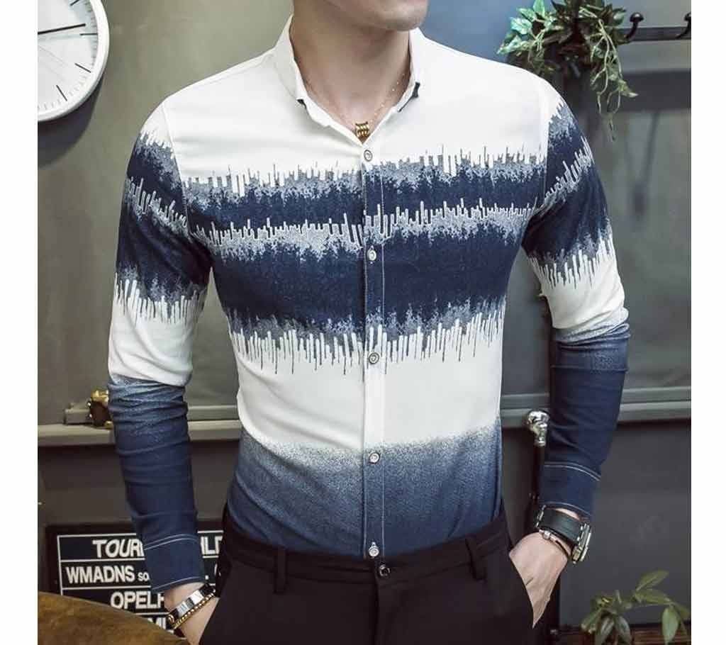 Mens Printed Full Sleeve Shirt