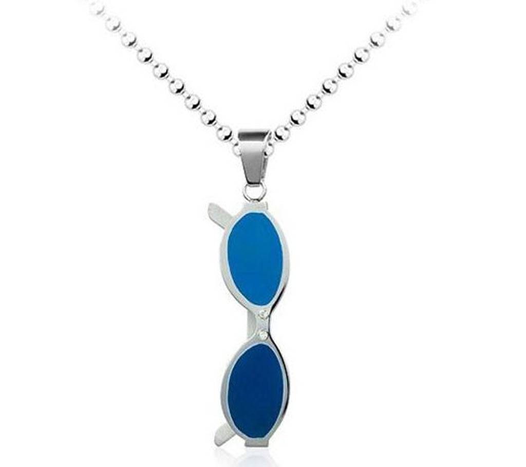 Fashion Mens Sunglasses  Pendant - Free Chain
