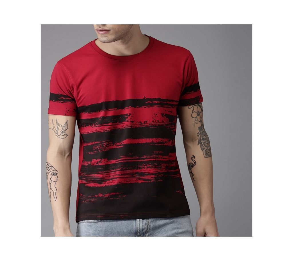 Red Short Sleeve T-Shirt for men