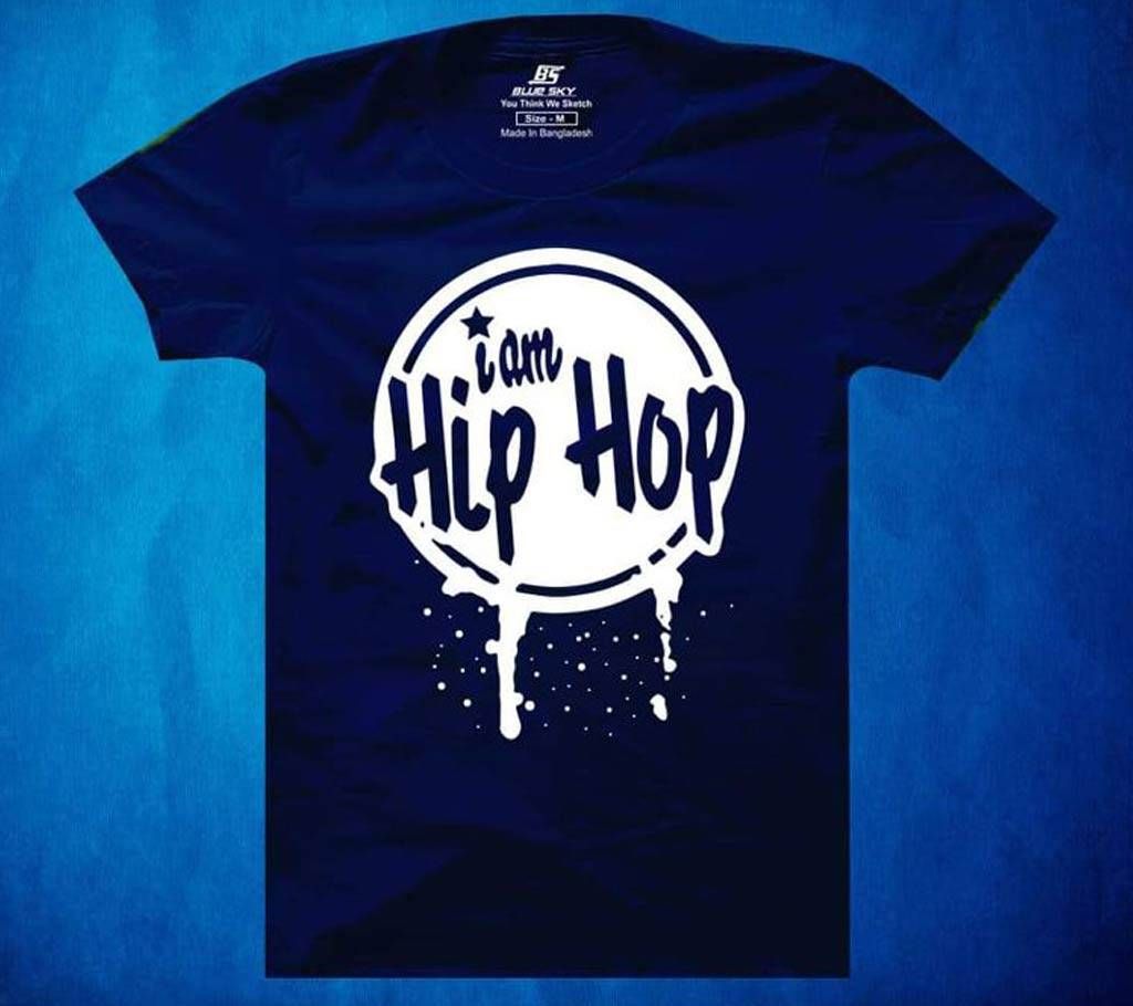 HIP HOP Mens Half Sleeve Cotton T-shirt